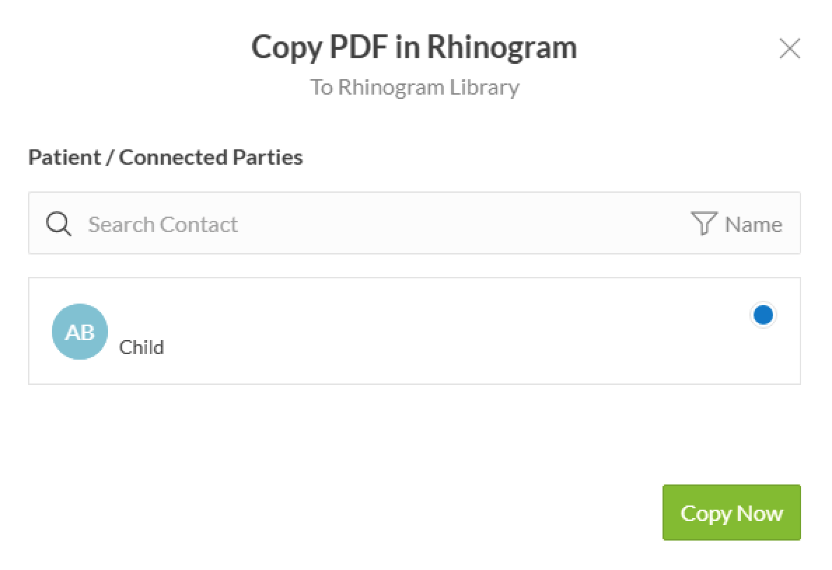 Copy PDF in Rhinogram window